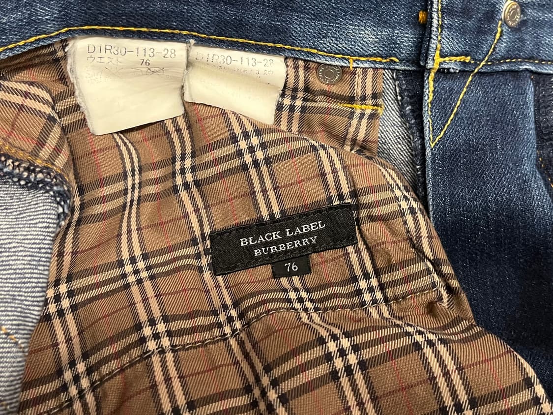 [30] 버버리 블랙라벨 셀비지데님  상품이미지7