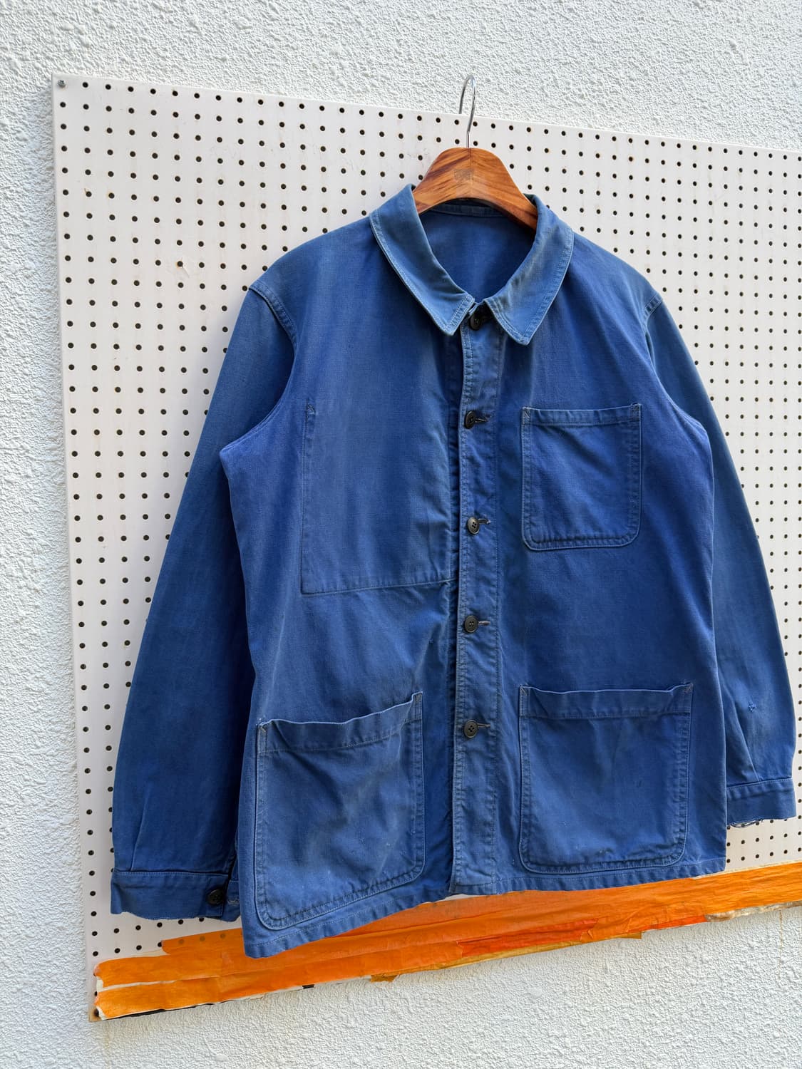 1950s OLD MODEL ROUND COLLAR 50s프렌치워크자켓 상품이미지7