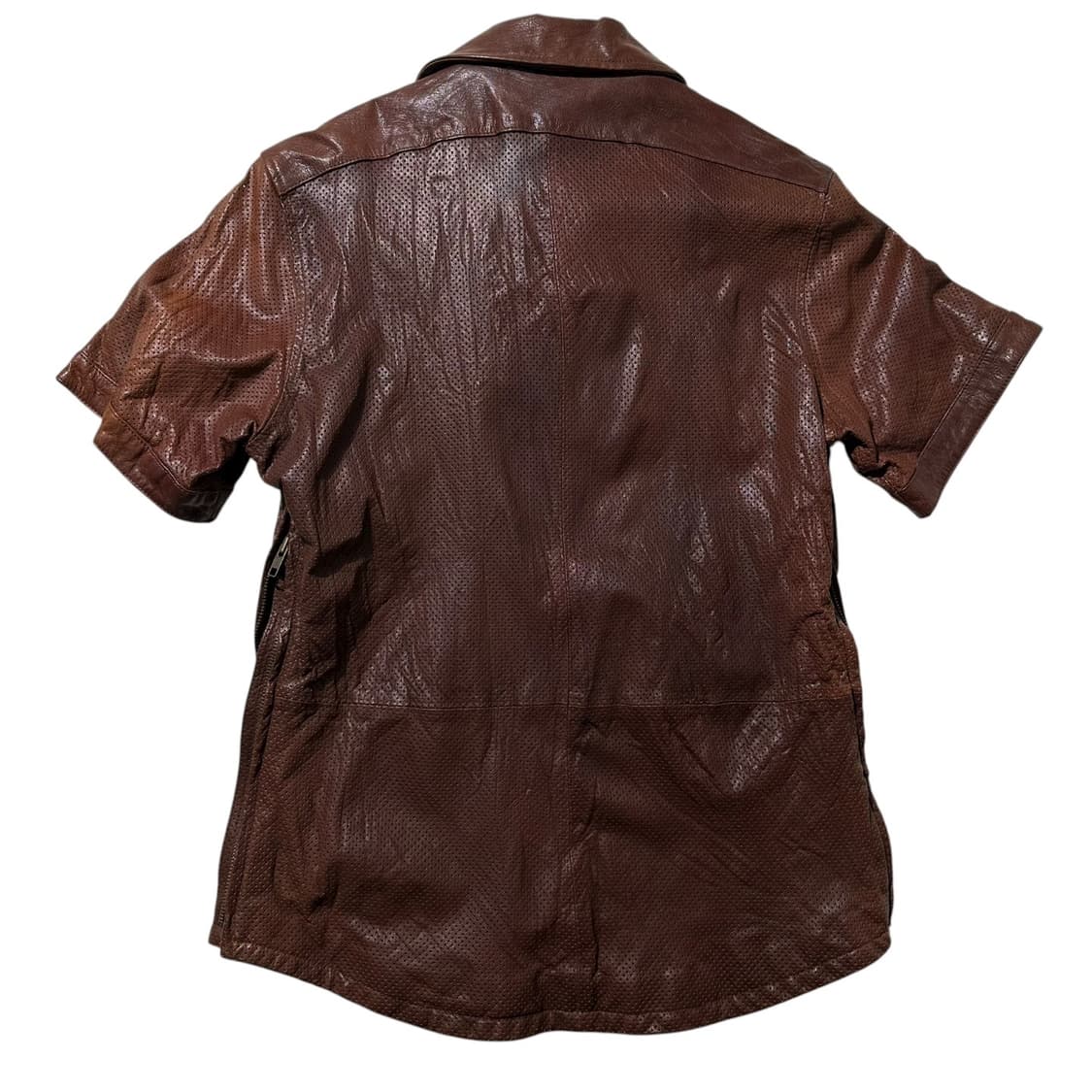 아비렉스 레더 레이스업 셔츠 상품이미지2