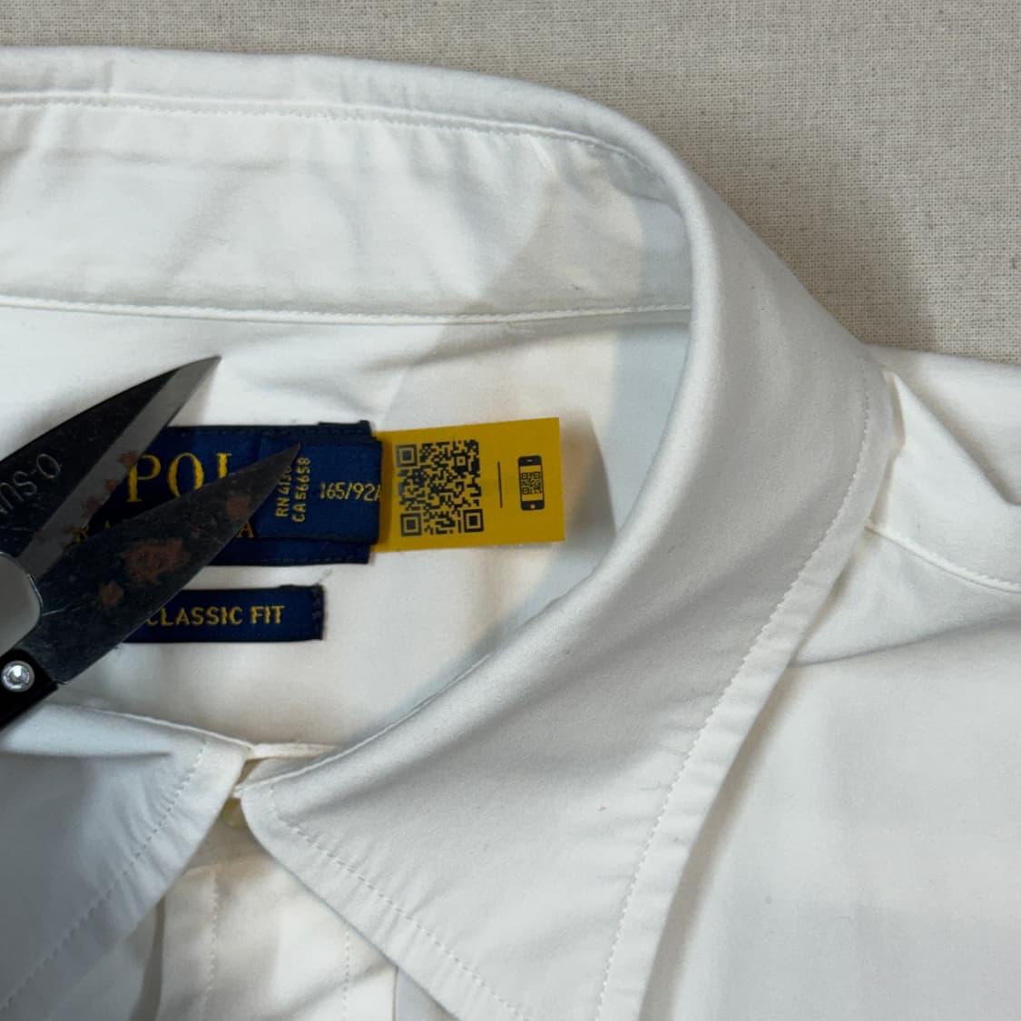 6) 폴로 랄프로렌 여성 화이트 포플린 셔츠 상품이미지7