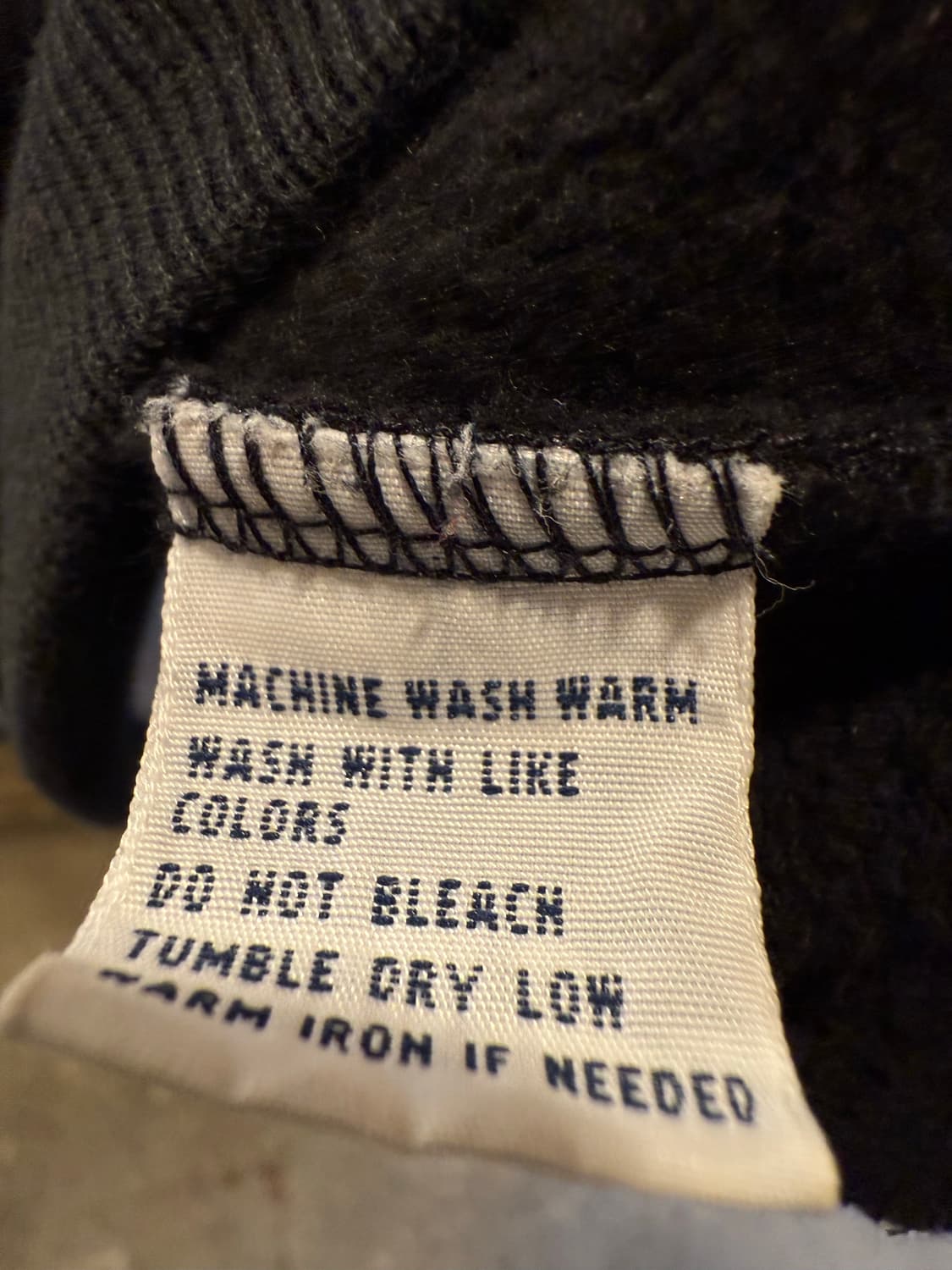 폴로 랄프로렌 히든 후드 블랙 코튼 블루종 상품이미지3