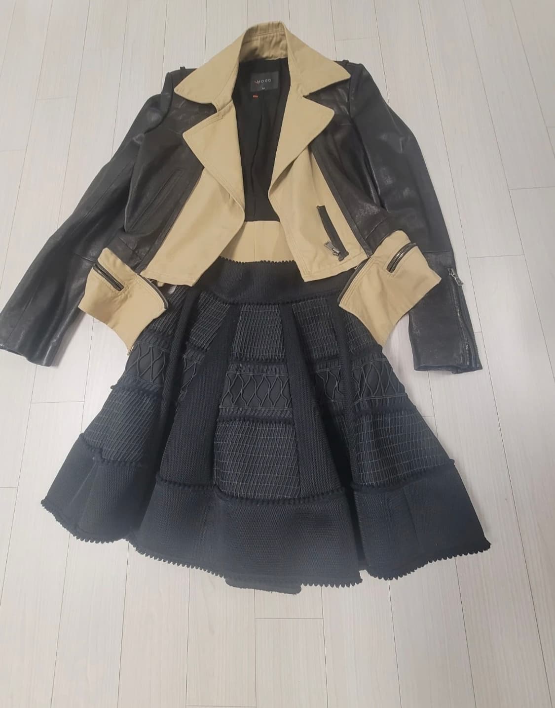 Maje 마쥬 Jump Honeycomb Knit Skirt 상품이미지2