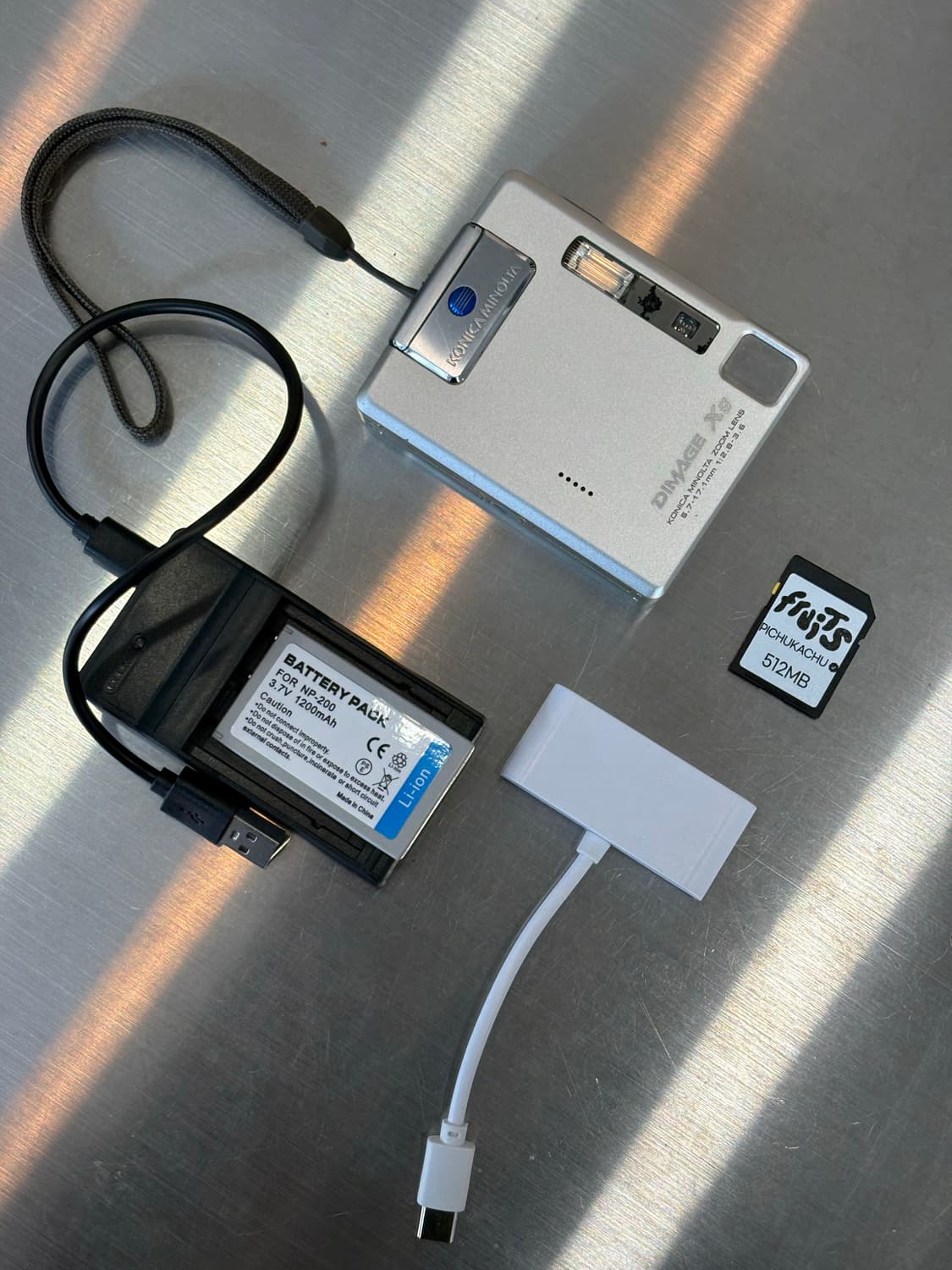 New배터리/날짜표시)미놀타 디미지 xg 실버 빈티지 디카 상품이미지2