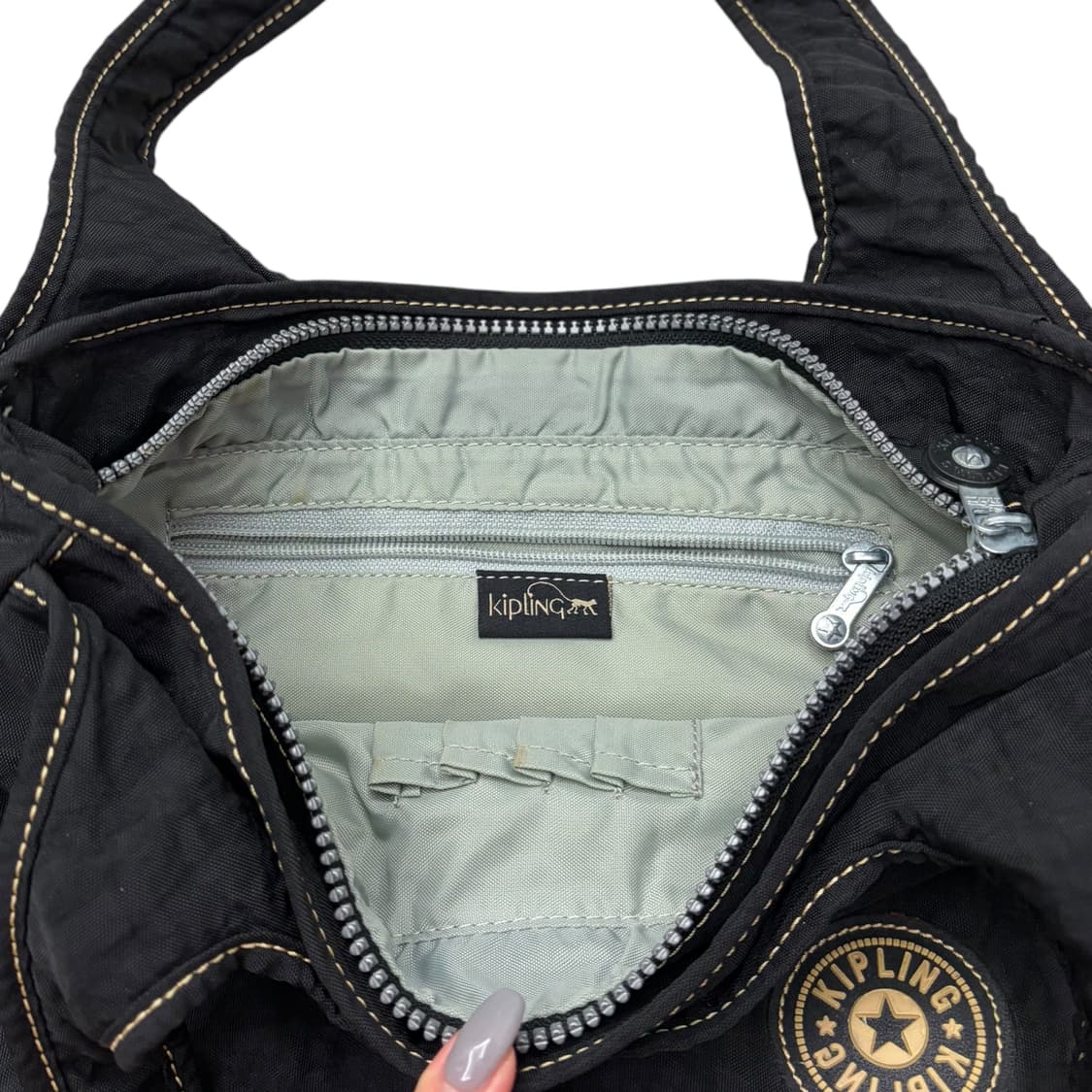 Kipling 키플링 y2k 빈티지 블랙 숄더백  상품이미지5