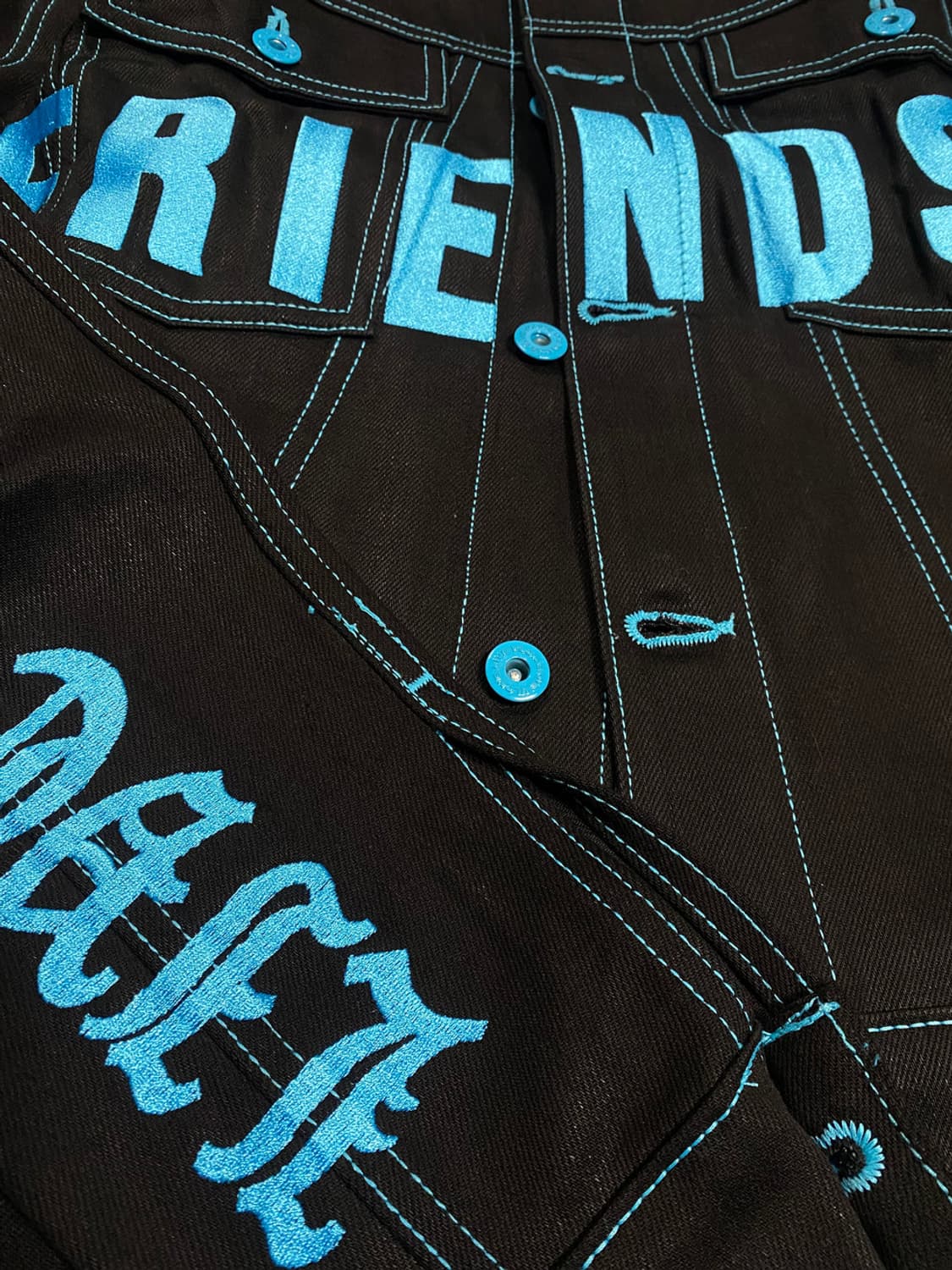 vlone friends 브이론 데님자켓 (2월까지 세일) 상품이미지4