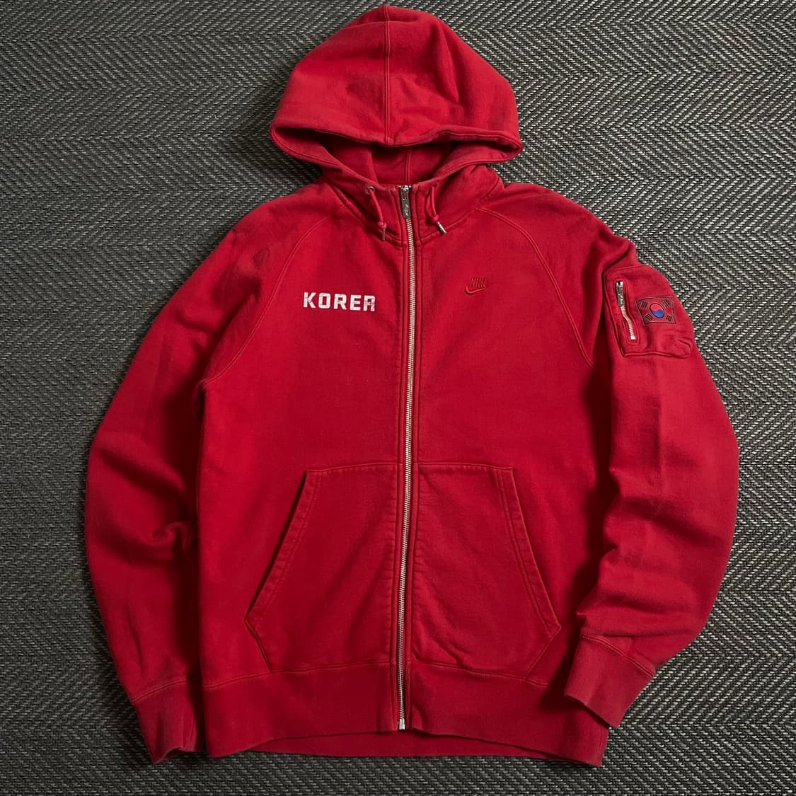나이키 코리아 국대 스웻 후드집업 레드y 4659 상품이미지2