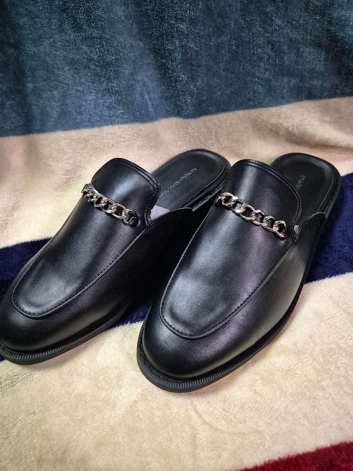 KONNEMA CLU 블랙 뮬 블로퍼 슬리퍼 260 상품이미지1