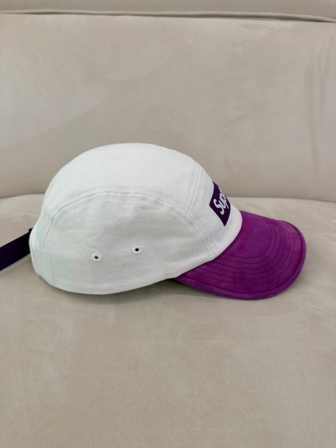 슈프림 스웨이드 바이저 캠프캡 내츄럴 - 23SS 상품이미지3