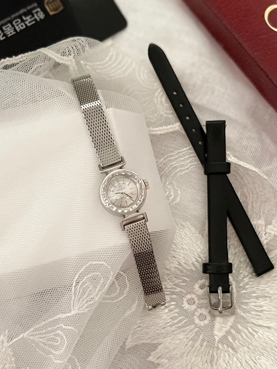 오메가 드빌 컷 글래스 여성 시계 / 정품감정. 오버홀 상품이미지9