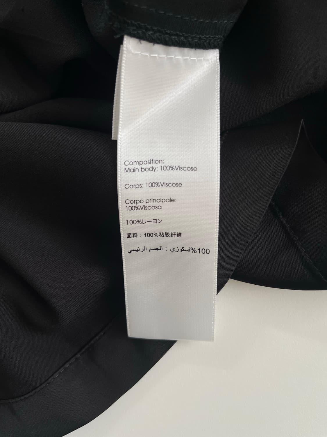 black drape blouse 상품이미지10