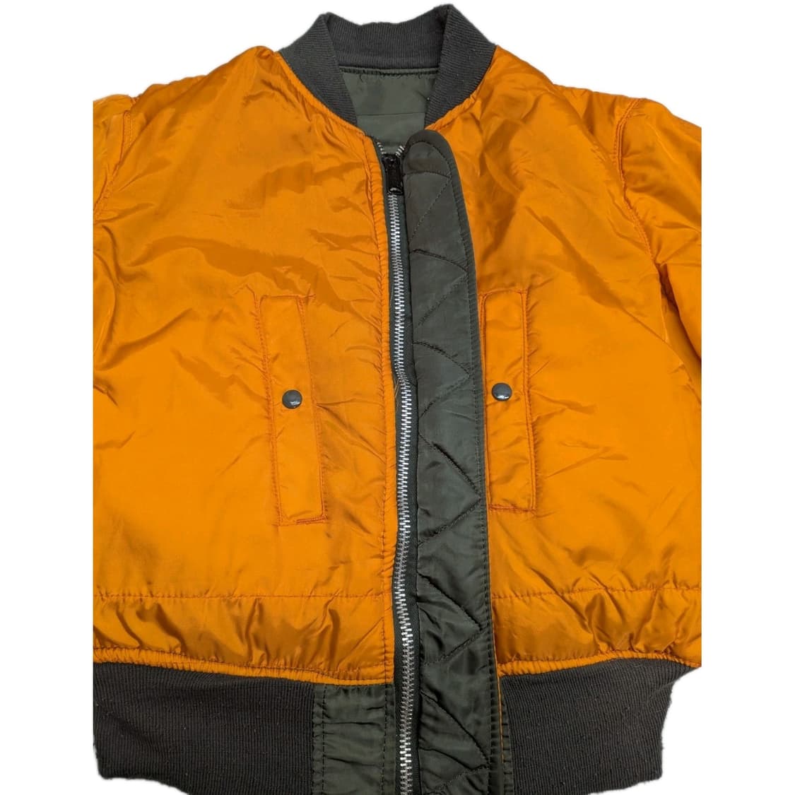 80s 미공군 납품용 알파인더스트리 MA-1 플라이트자켓 세이지 상품이미지9