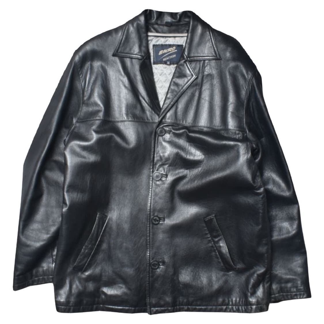 빈티지 리얼레더 가죽 블레이저 워크 자켓 L N0860 상품이미지1