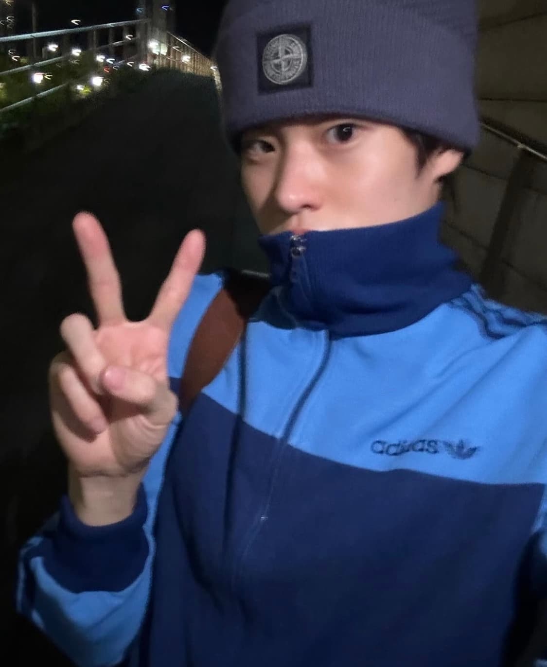 아디다스 닝닝 져지 유일매물 서독제 네이비 블루 희귀 상품이미지2