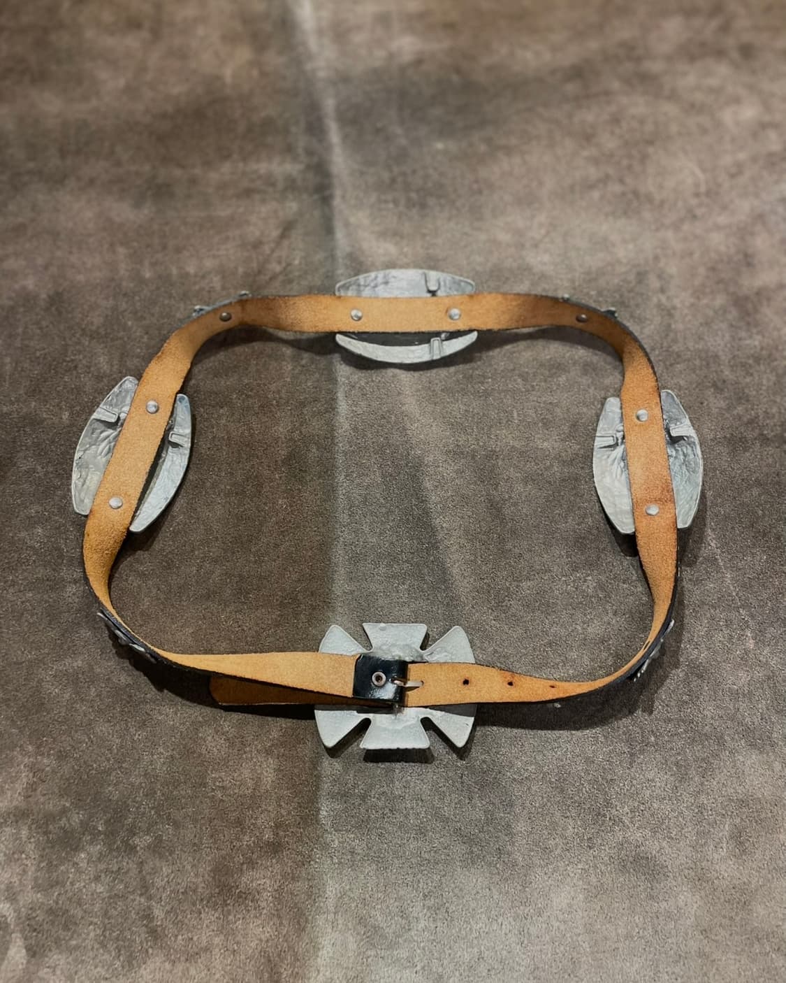 Butterfly x oval concho 웨스턴 벨트 상품이미지8