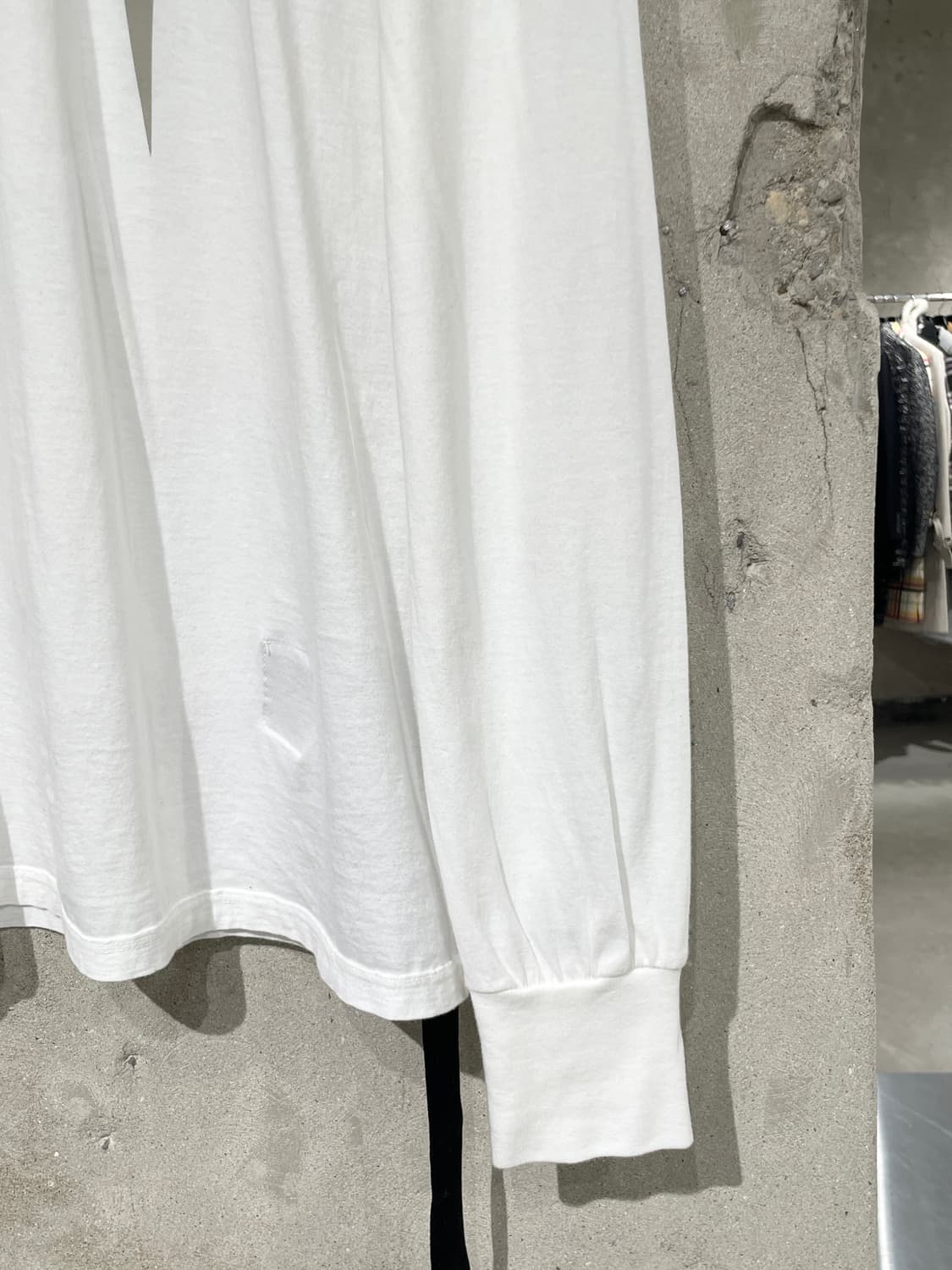 릭 오웬스 화이트 포터빌 코튼 롱 슬리브 상품이미지5
