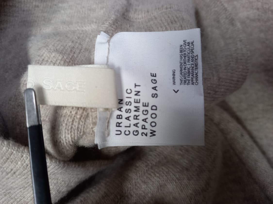 새 우드세이지 춘추동 울 니트 롱 스커트 F 44-66 상품이미지7