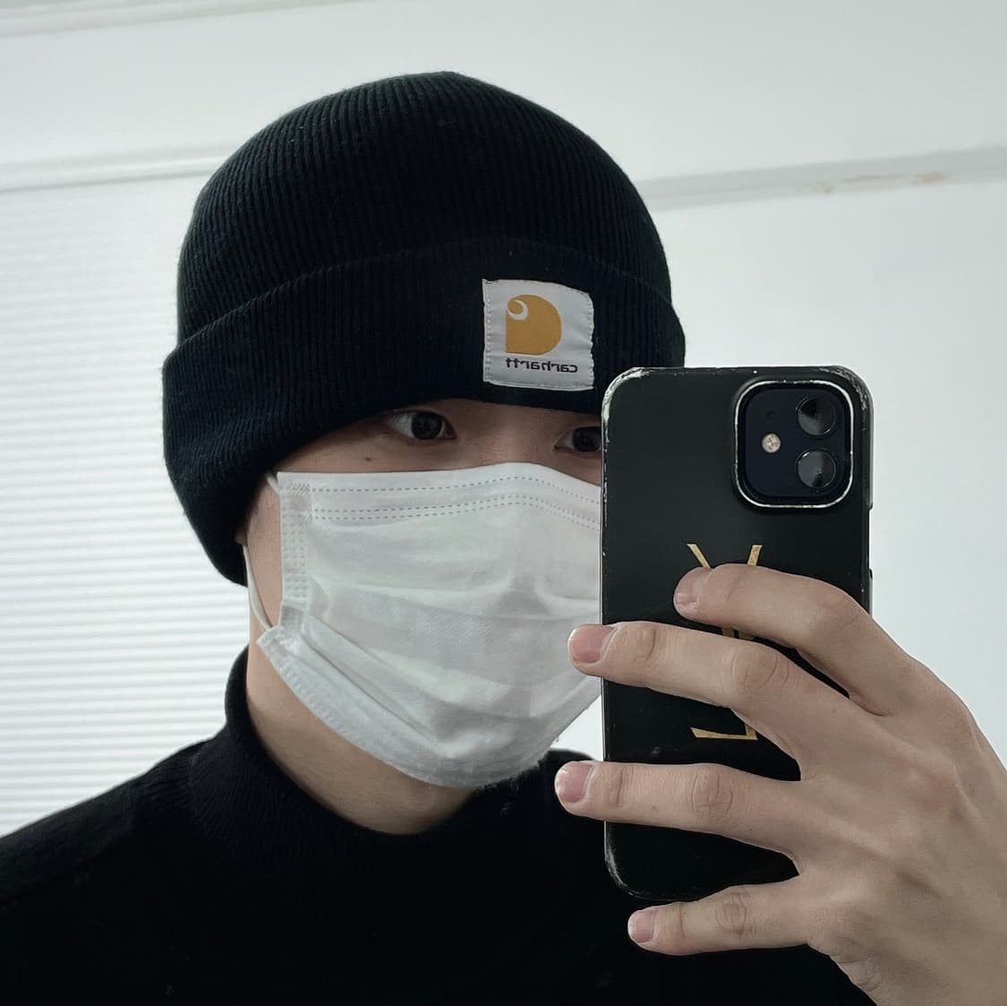 칼하트 비니 블랙 상품이미지1