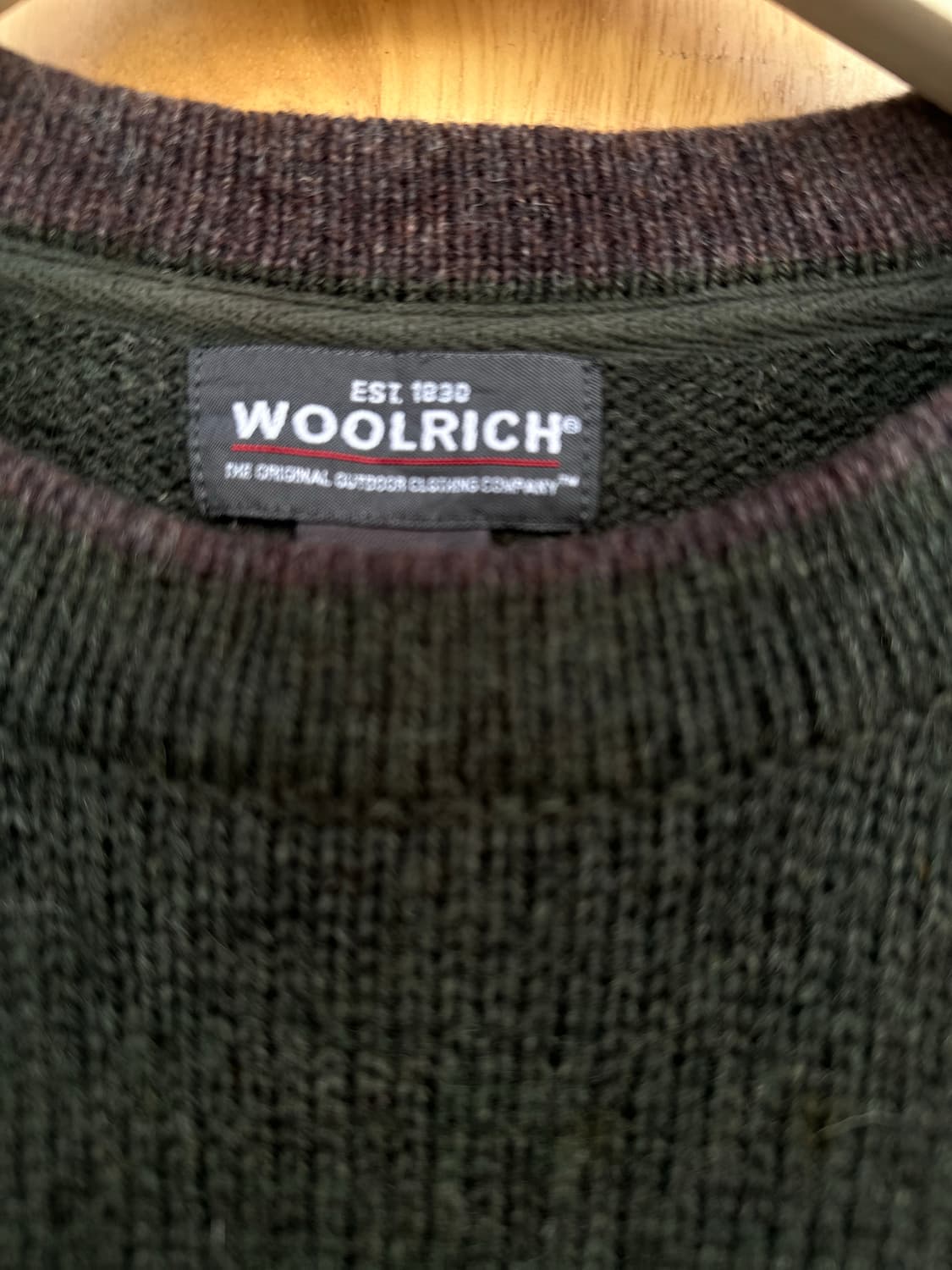Woolrich Classic Charcoal Knit 상품이미지3
