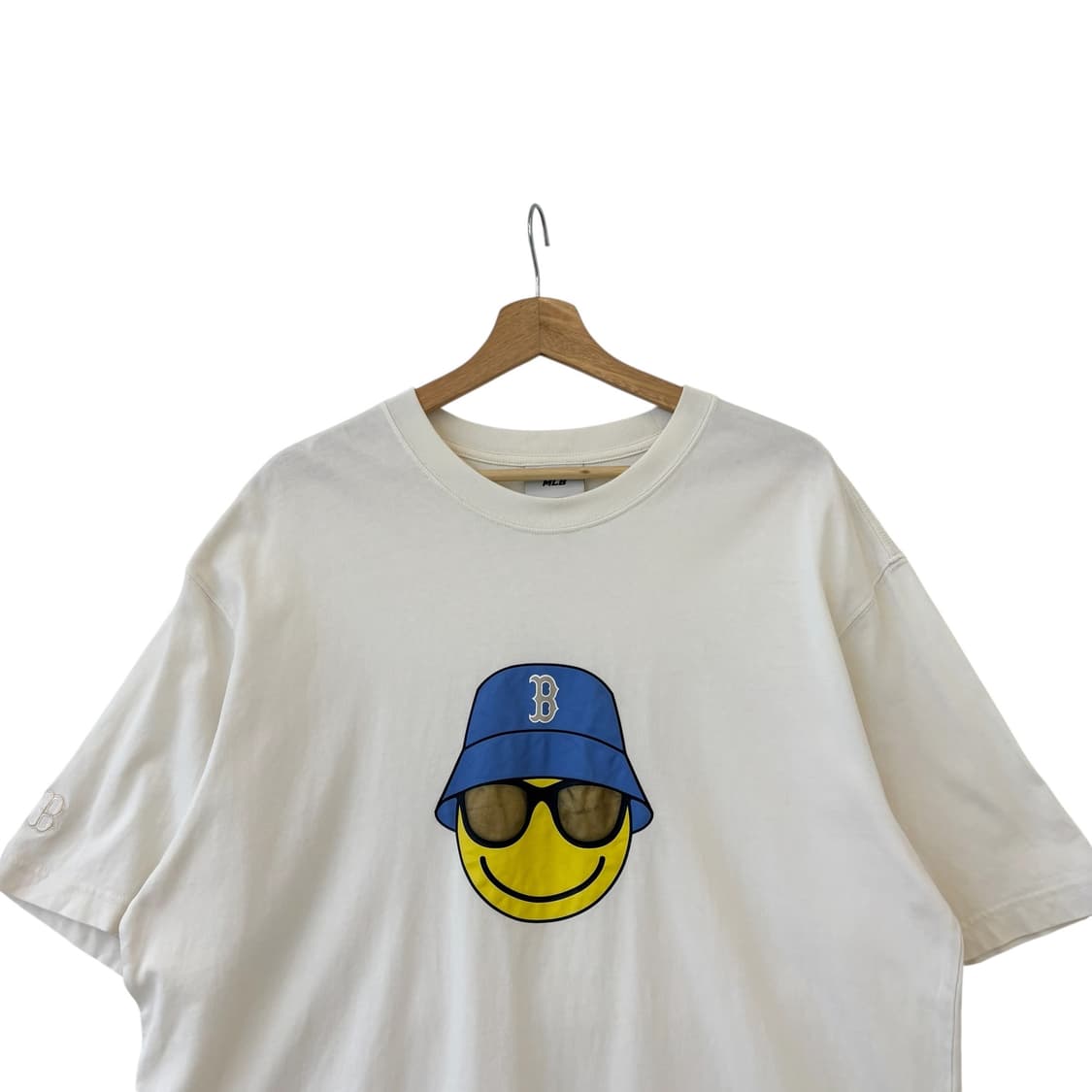 MLB 스마일 페이스 오버 핏 반팔 상품이미지2