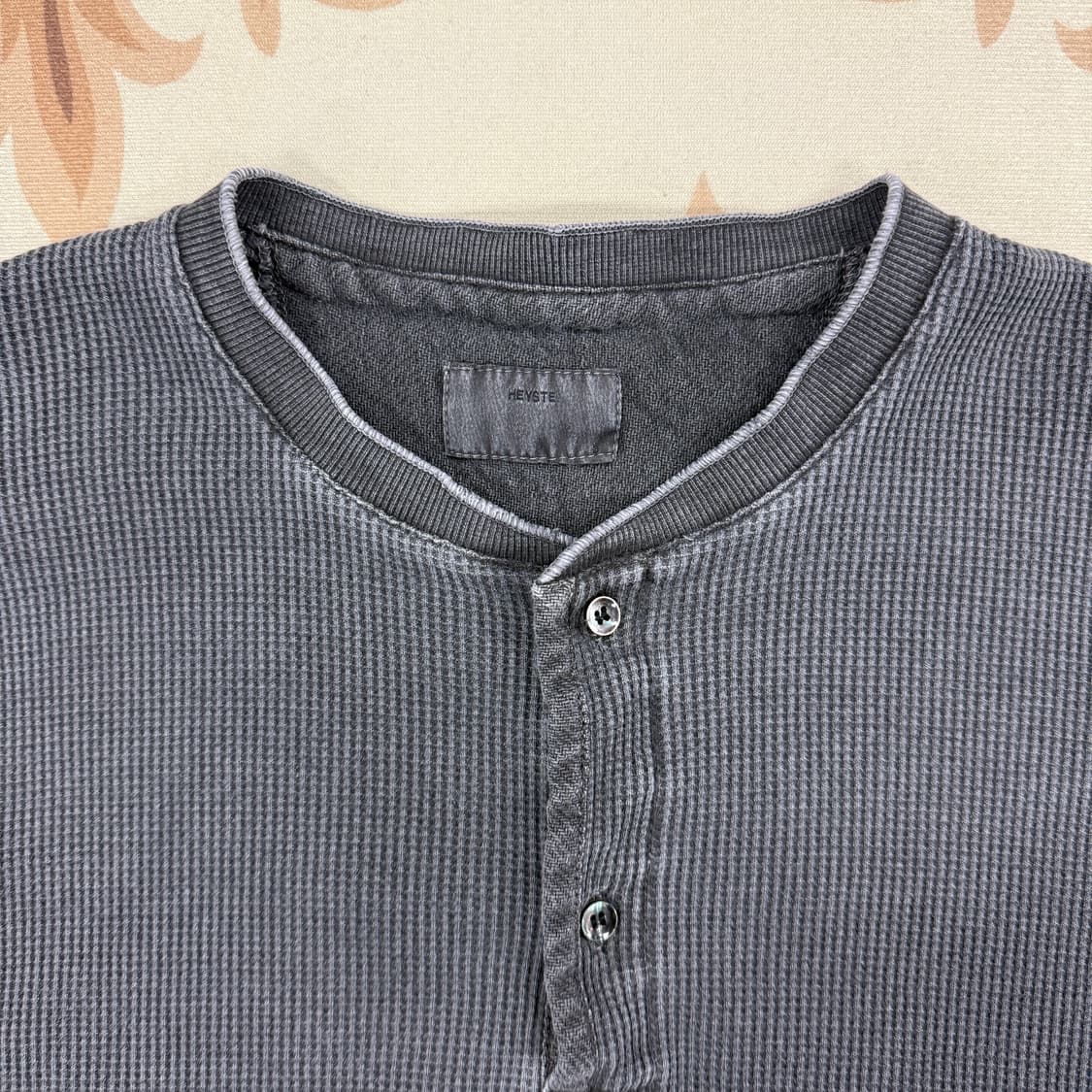 (3)헤이스트 HEYSTE 피그먼트 헨리넥 긴팔 티셔츠 상품이미지2