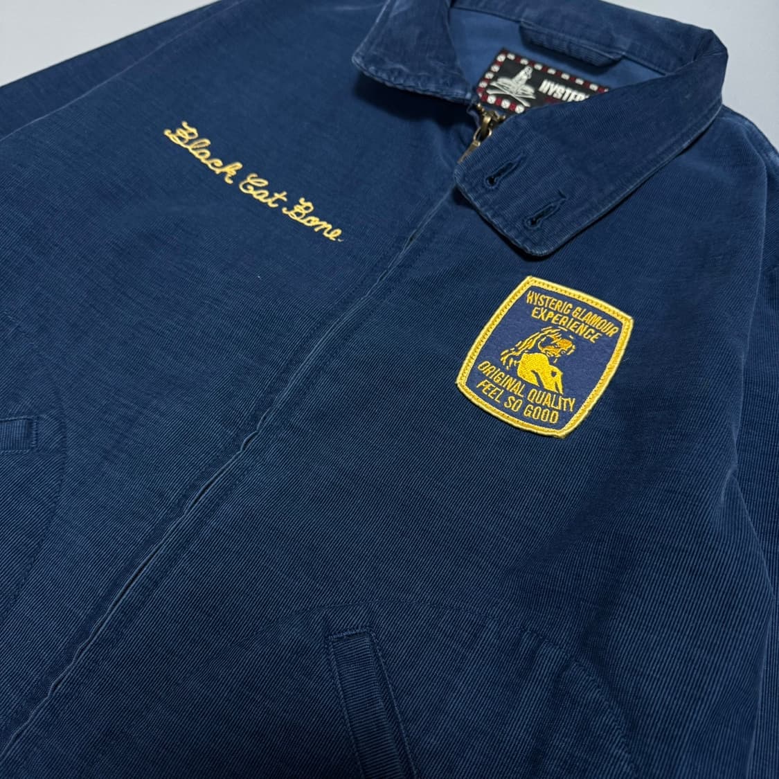 히스테릭글래머 네이비 히스테릭걸 패치로고 후면 자수 코듀로이 블루종자켓 상품이미지4