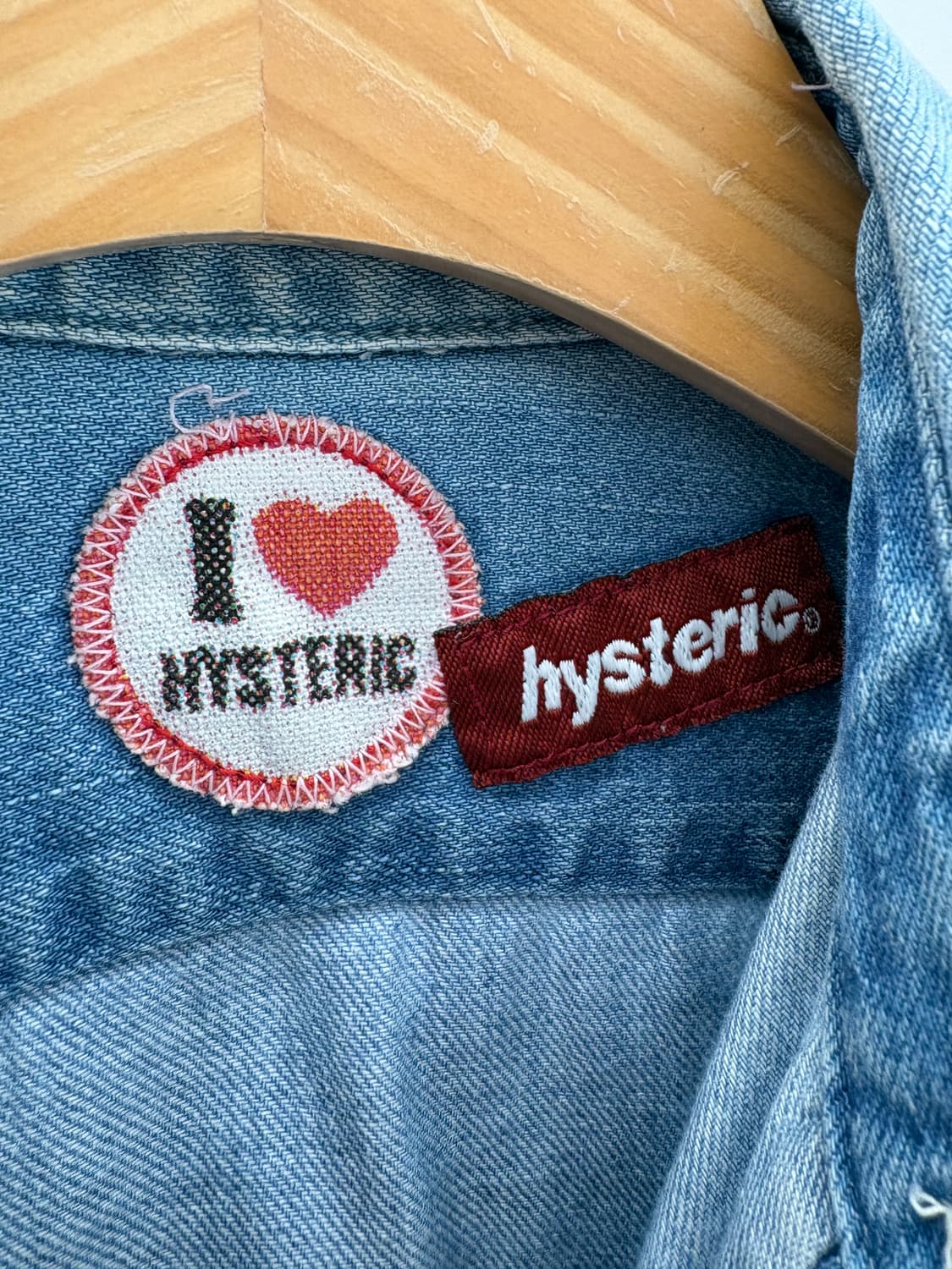 HYSTERIC (Made in Japan) 데님셔츠 상품이미지6