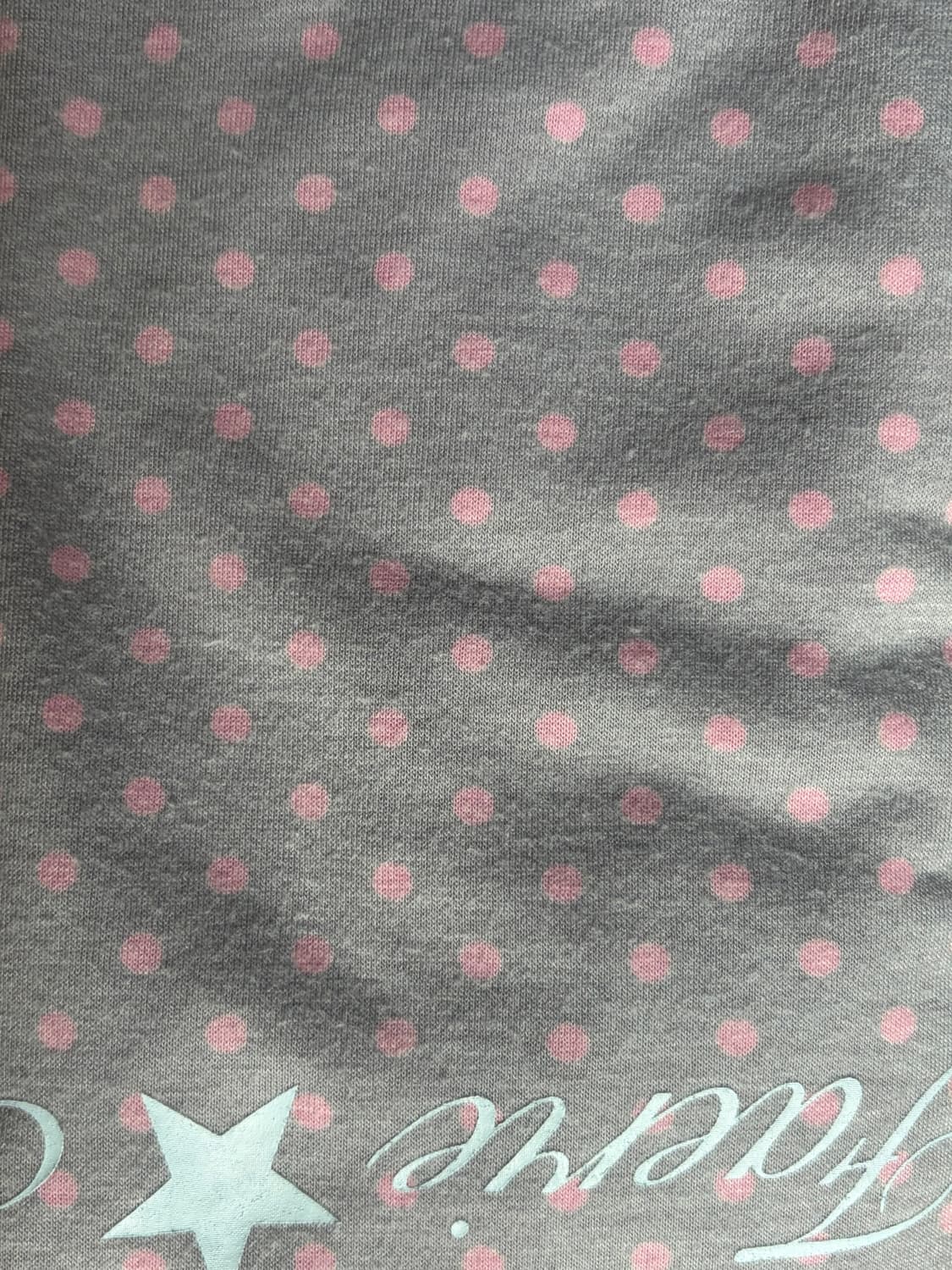 샵페어리 도트 래글런 슬리브탑 핑크 상품이미지6