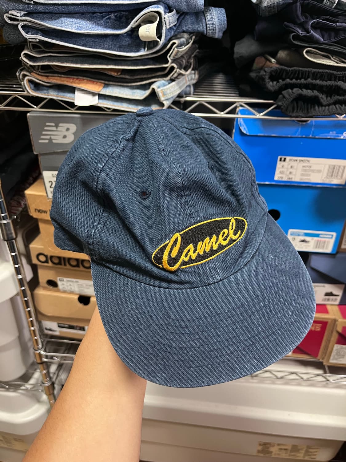 빈티지 카멜 캡 상품이미지1