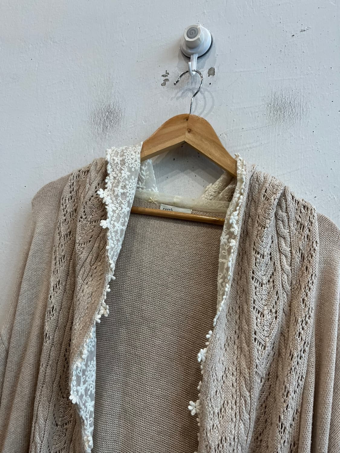 어스뮤직 JPN 모리 논버튼 가디건  상품이미지3