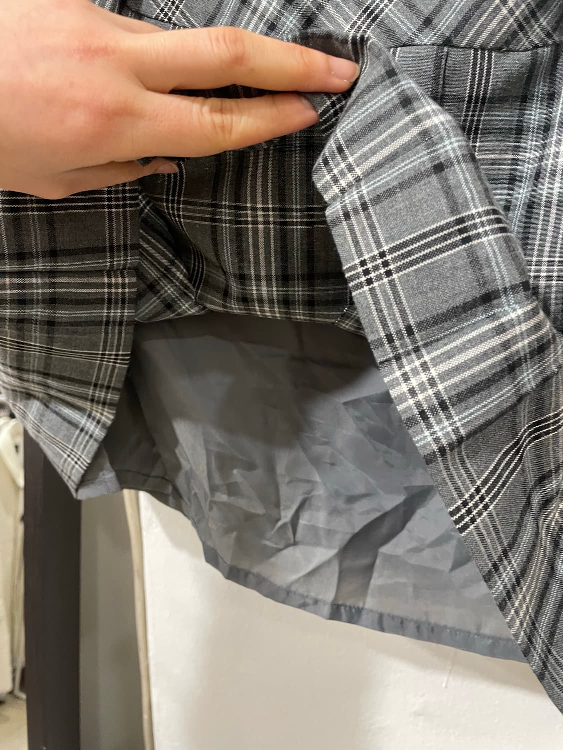 Merry smile check skirt 상품이미지9