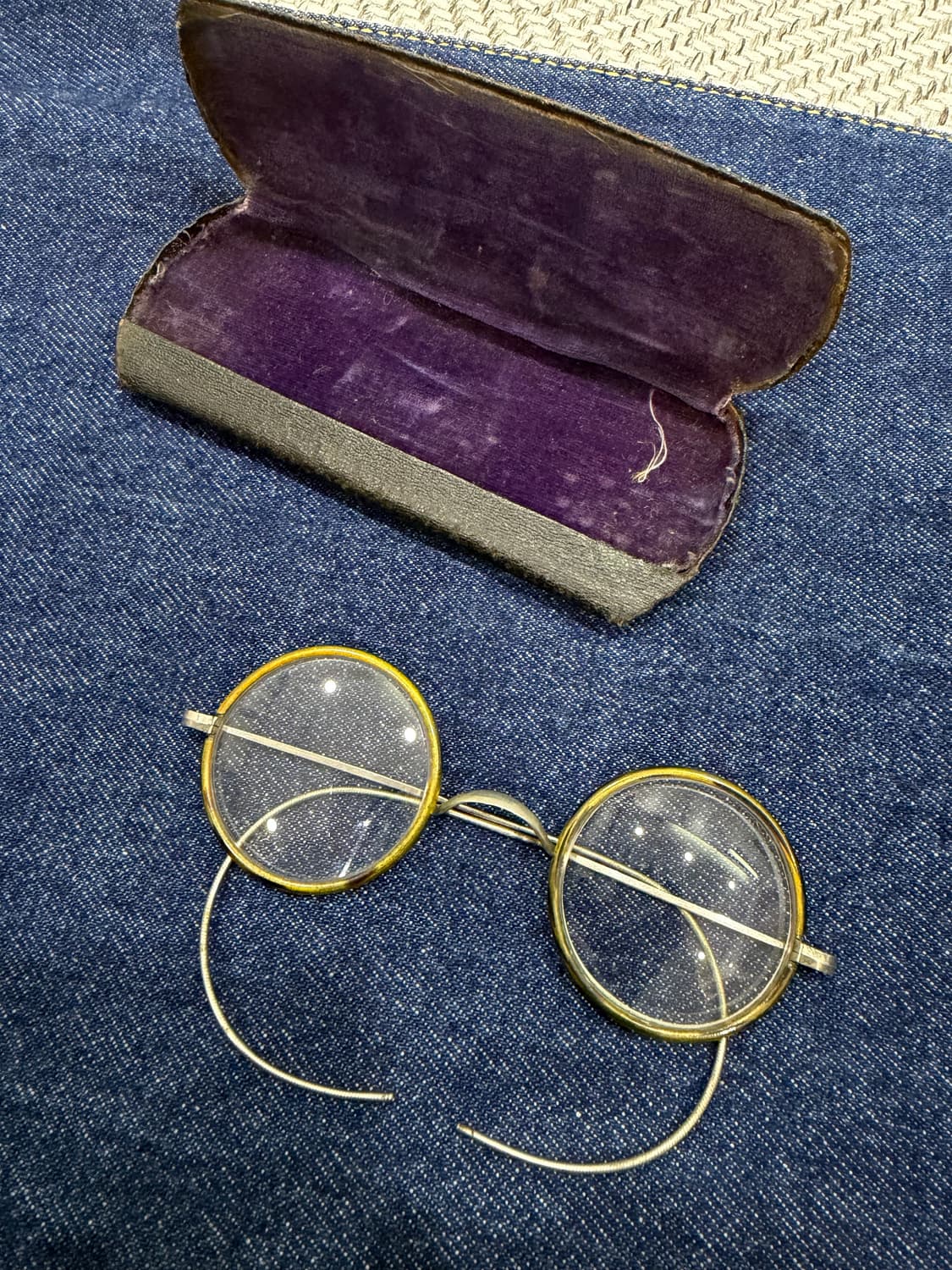 (레어) 1890-1920 추정 오리지널 윈저 빈티지 안경 상품이미지1