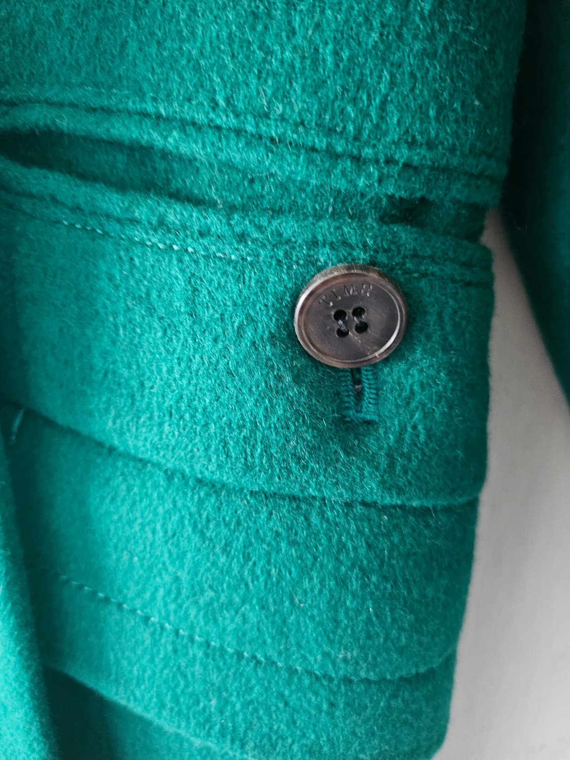 타임 진녹색 모직코트 상품이미지4