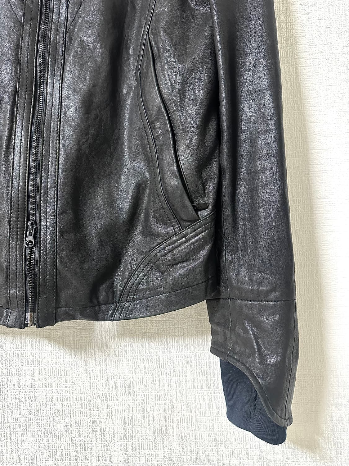 codes combine highneck lambskin jacket 상품이미지4