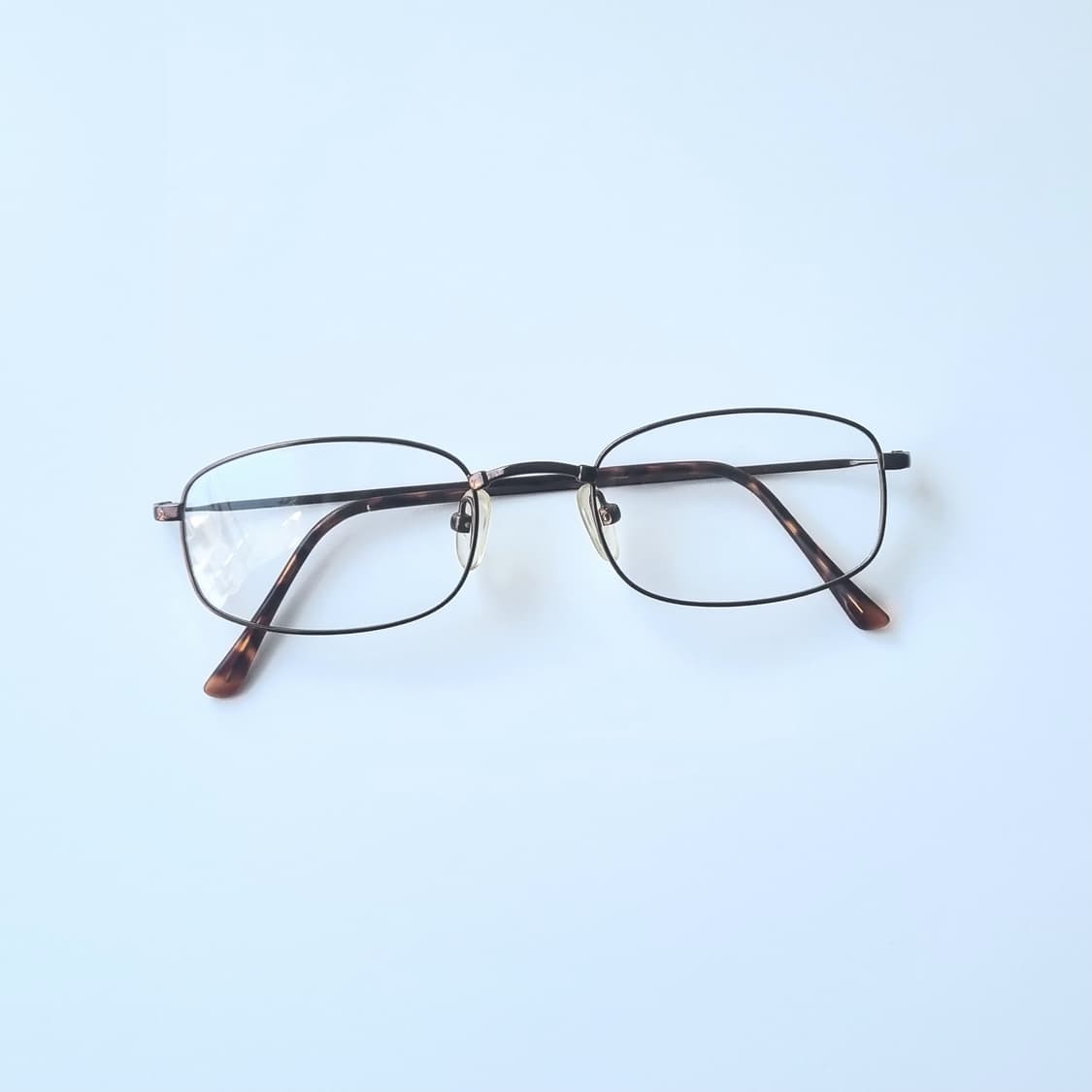 데드스탁 브라운 라운드사각 레트로 안경테  405 상품이미지1