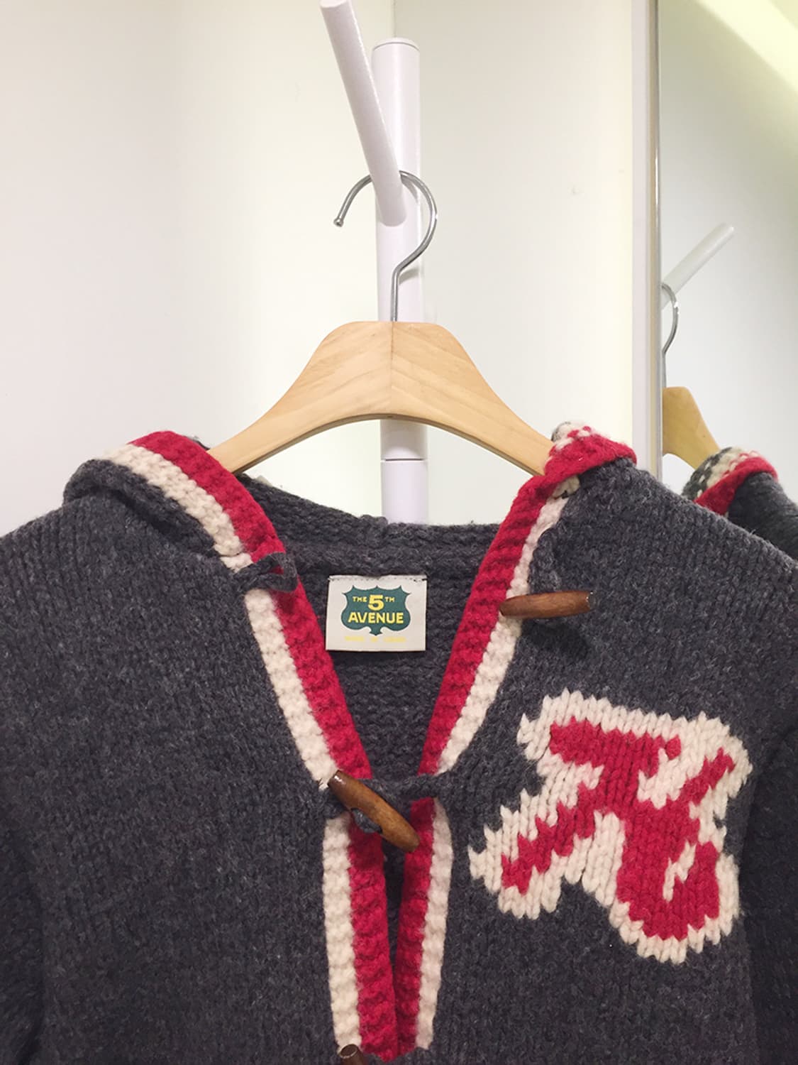 여성 빈티지 토글버튼 스웨터 가디건 95~100 상품이미지6