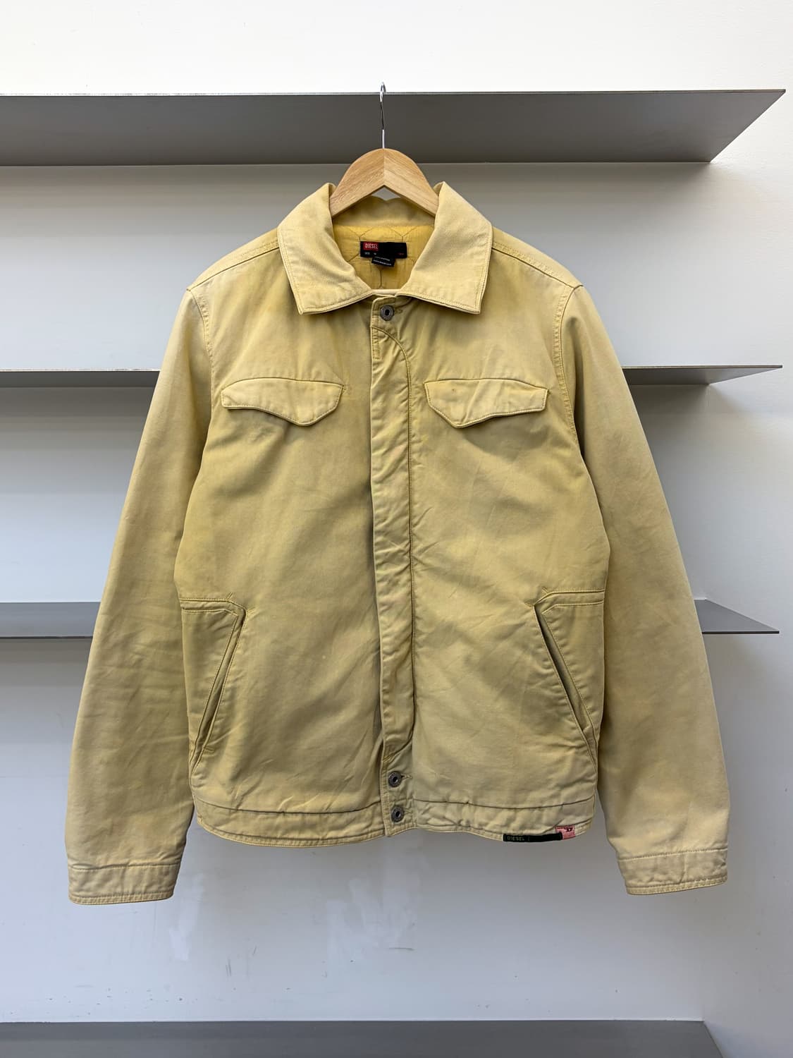 디젤 퀼티드 라인 워크 자켓 상품이미지1