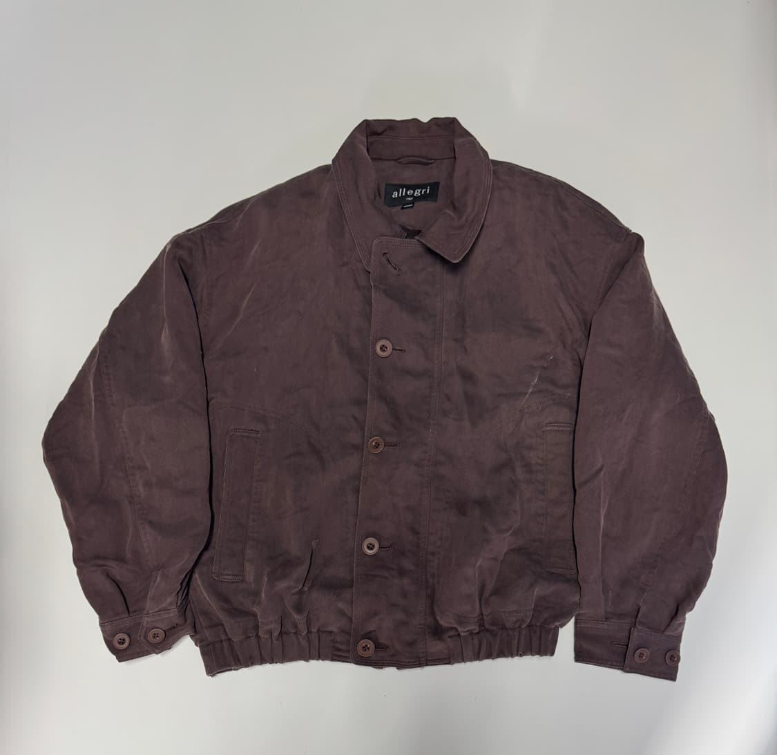 여성 이태리 알레그리 일본 빈티지 코코아 집업 자켓 M 상품이미지1