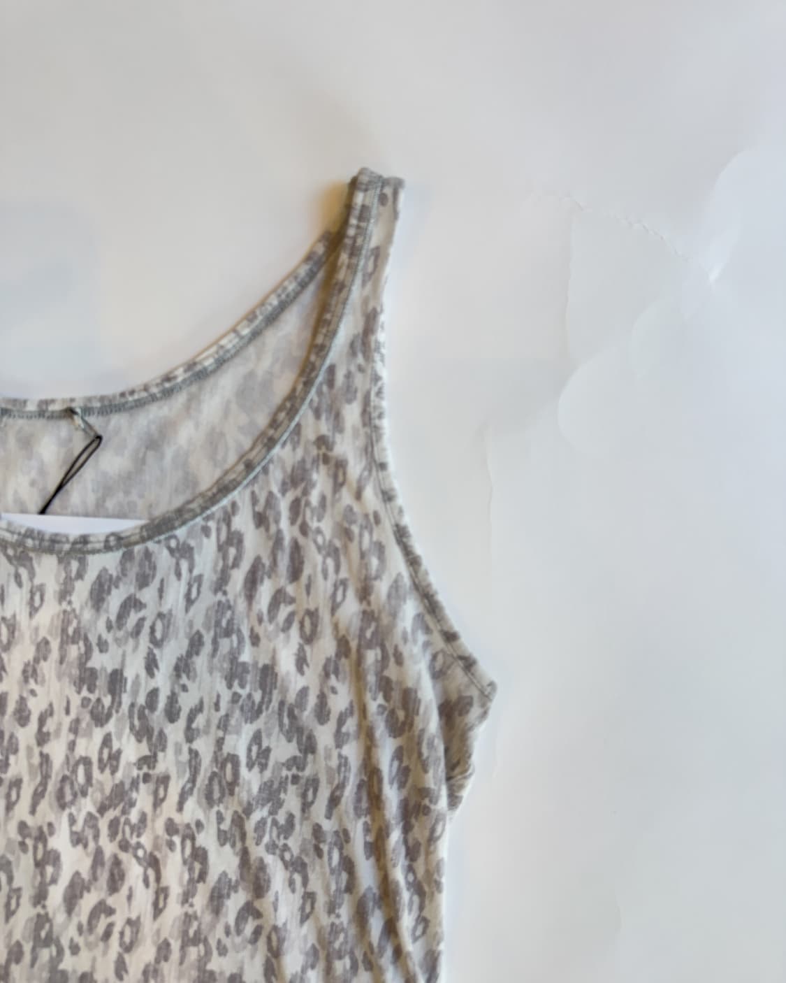Leopard Print Sheer Tank Top   상품이미지2