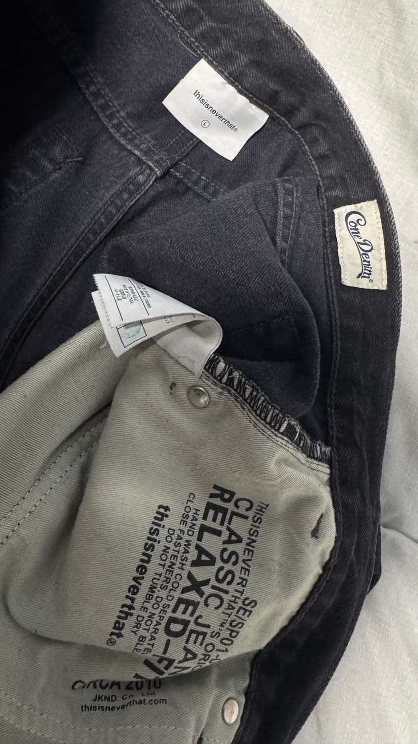 디스이즈네버댓 릴렉스 핏 데님팬츠 상품이미지3