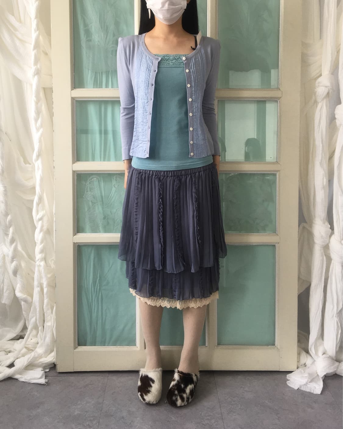 Layering point knit cardigan 상품이미지6