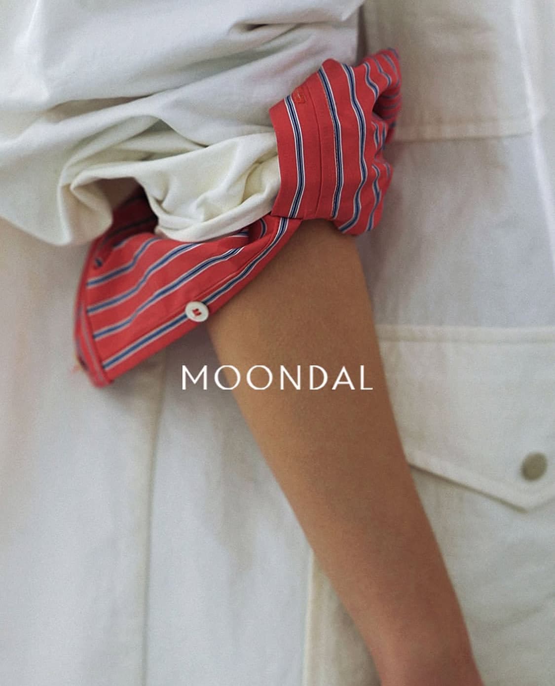 문달 Verni Shirt in Red Stripe 상품이미지2