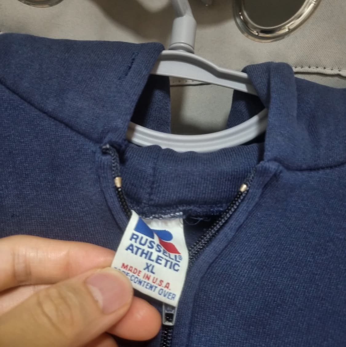 러셀 후드 집업 usa xl 상품이미지5