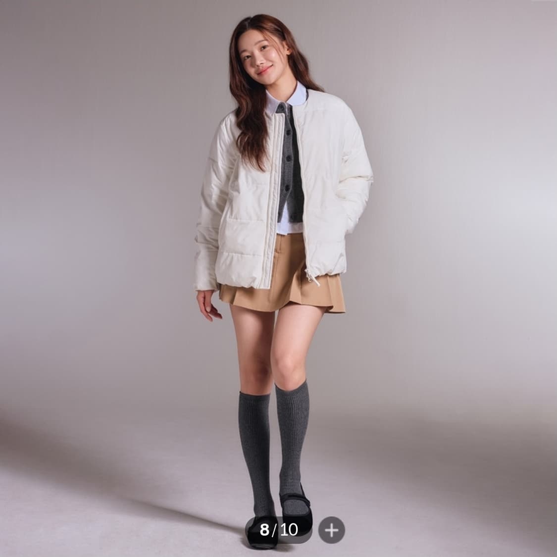 스파오 경량패딩점퍼 블랙 95(M) 남여공용 상품이미지1