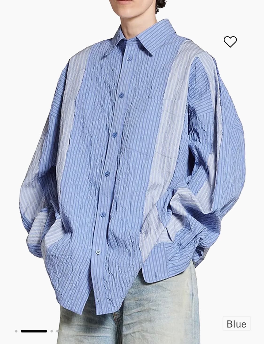 Balenciaga DIY sky blue shirt size2 상품이미지1