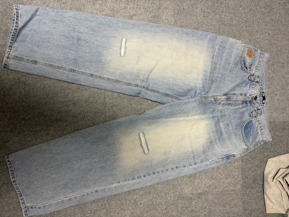 Ertr 레터 데님팬츠 상품이미지3