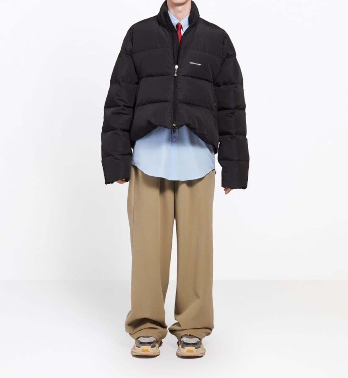 발렌시아가 og c컬 패딩 블랙 46사이즈 상품이미지1