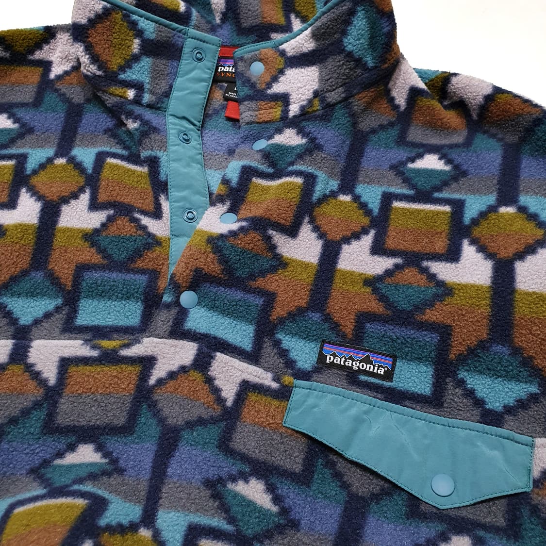파타고니아 신칠라 스냅티 아즈텍 지오메트릭 L (105-110) 상품이미지5