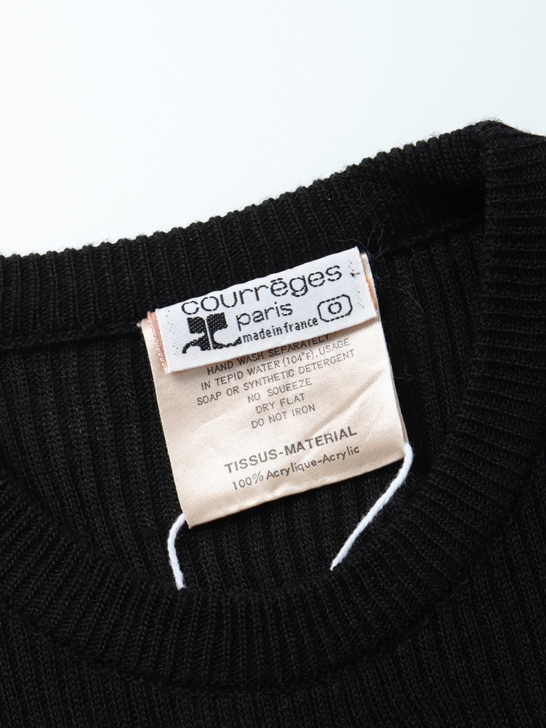 courreges Ribbed Knit T-shirt 상품이미지4