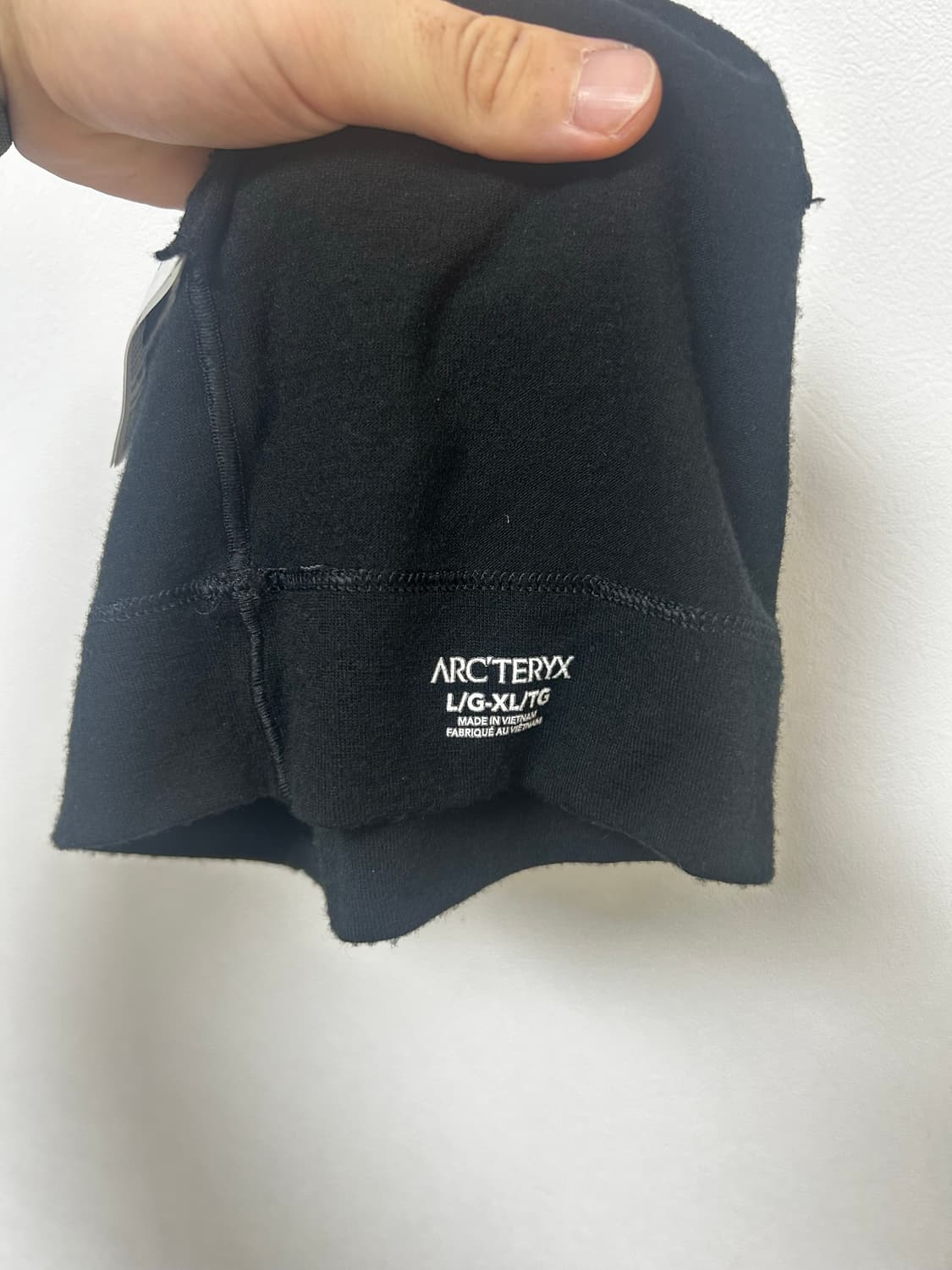 아크테릭스 비니 (로 라이트웨이트 울 토크)블랙 L/XL 상품이미지4