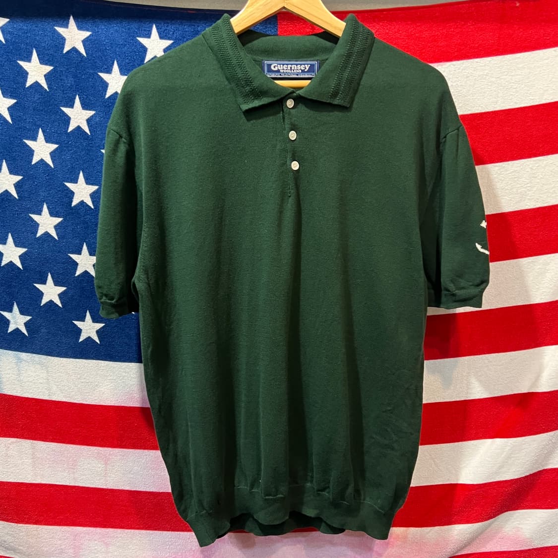 건지울른스 니트 카라 반팔 상품이미지1